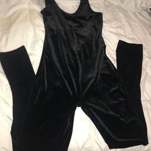 Black Velvet Jumpsuit